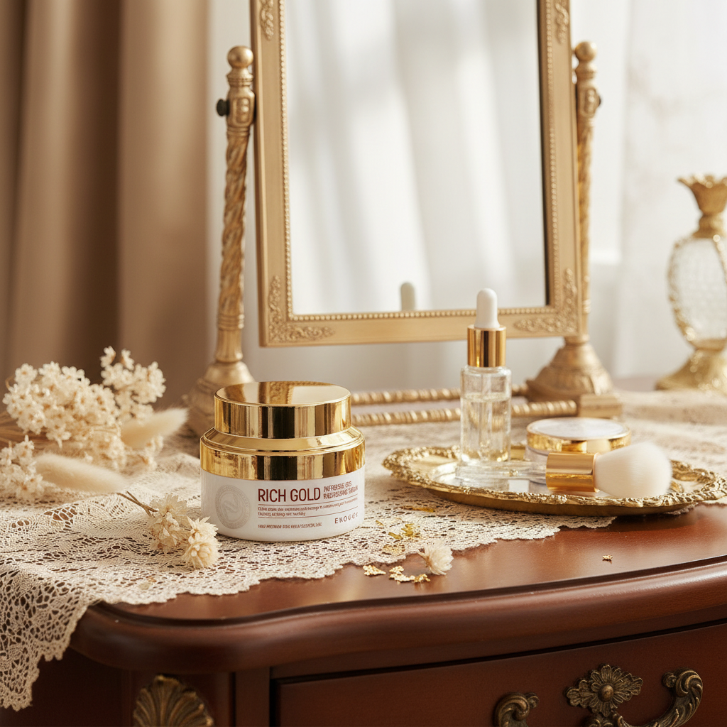 ENOUGH - Rich Gold Intensive Pro Nourishing Cream - Intenzivně vyživující krém s propolisem a 24K zlatem - 50 ml