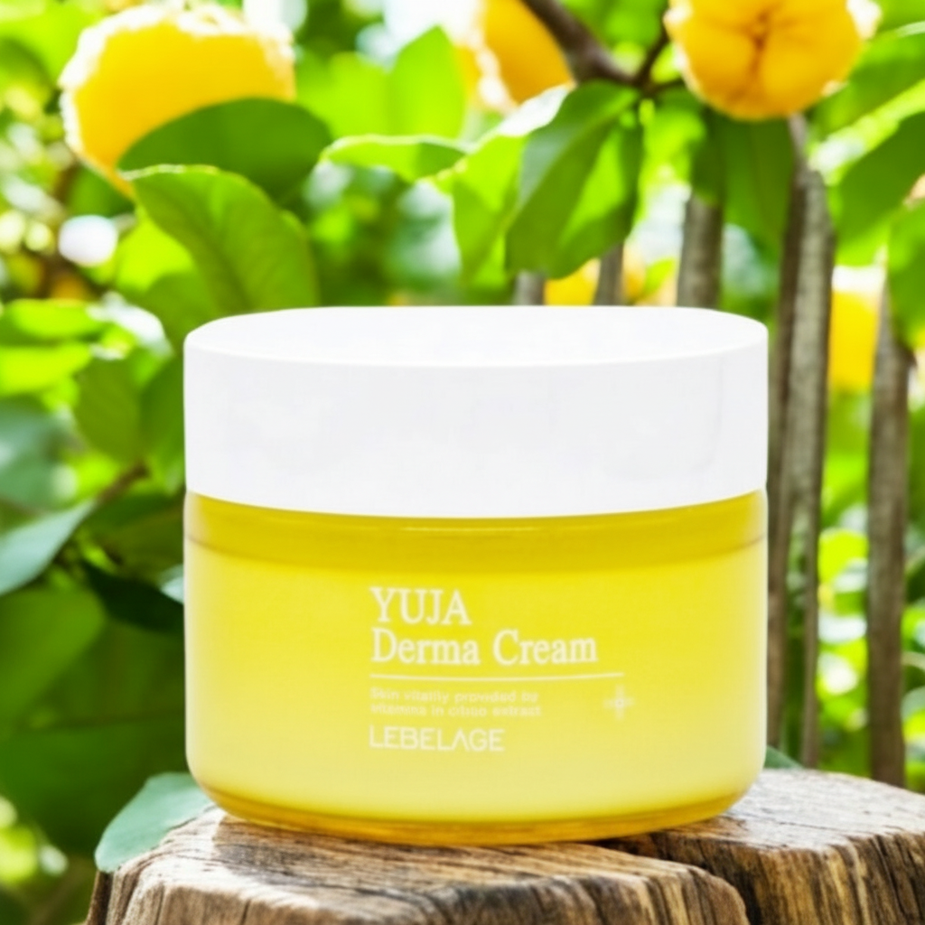 LEBELAGE - Yuja Derma Skin Cream - Rozjasňující krém s vitaminem C - 50 ml