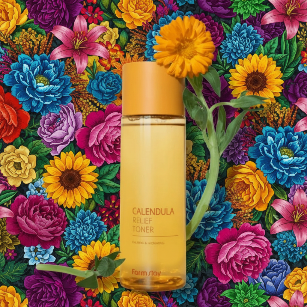 Farm Stay - Calendula Relief Toner - Omlazující toner s měsíčkem lékařským - 200 ml