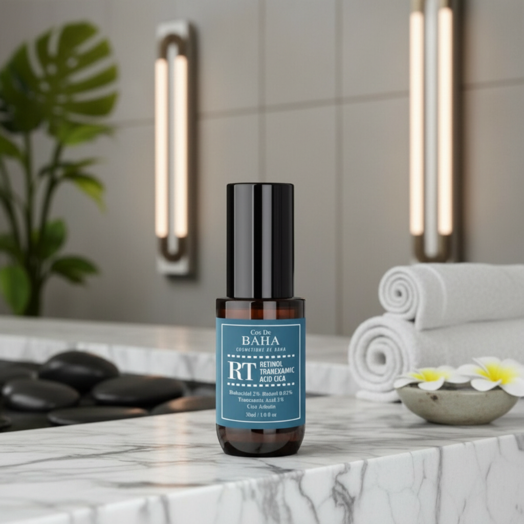 COS DE BAHA - Retinol Tranexamic Acid Cica Serum - Sérum s retinolem, kyselinou tranexamovou a centellou asiatica - 30 ml