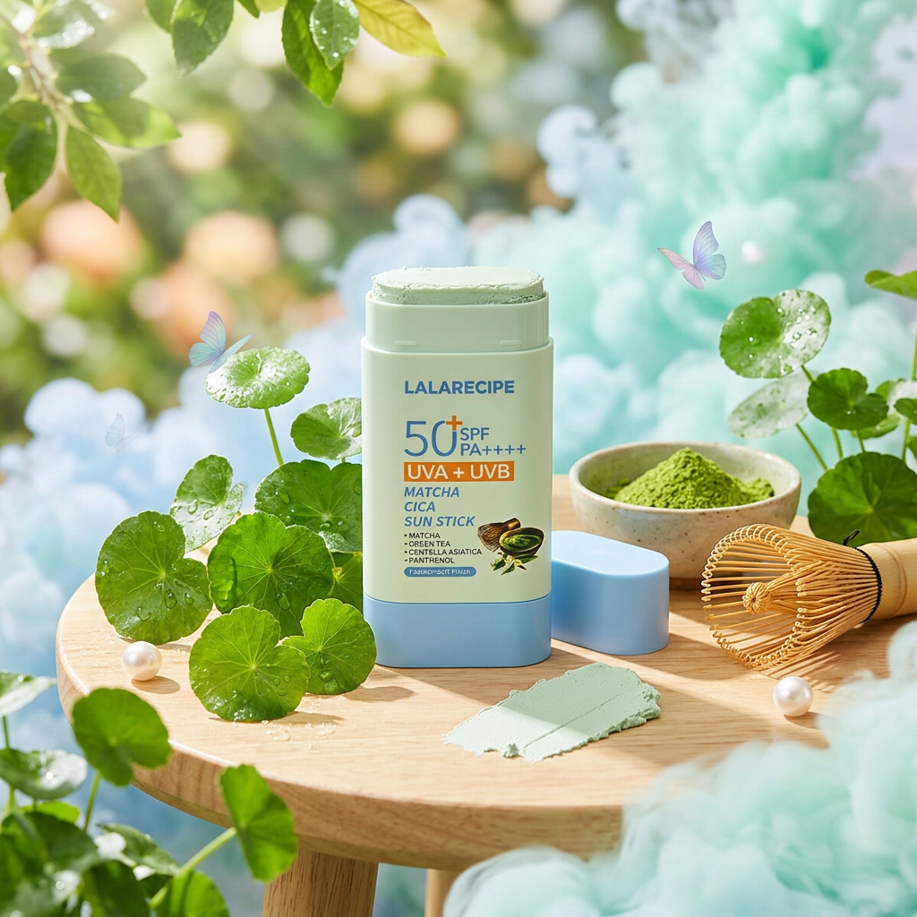 LALARECIPE - Matcha Cica Sun Stick – Zklidňující opalovací krém s matchou a cicou v tyčince - 20 g