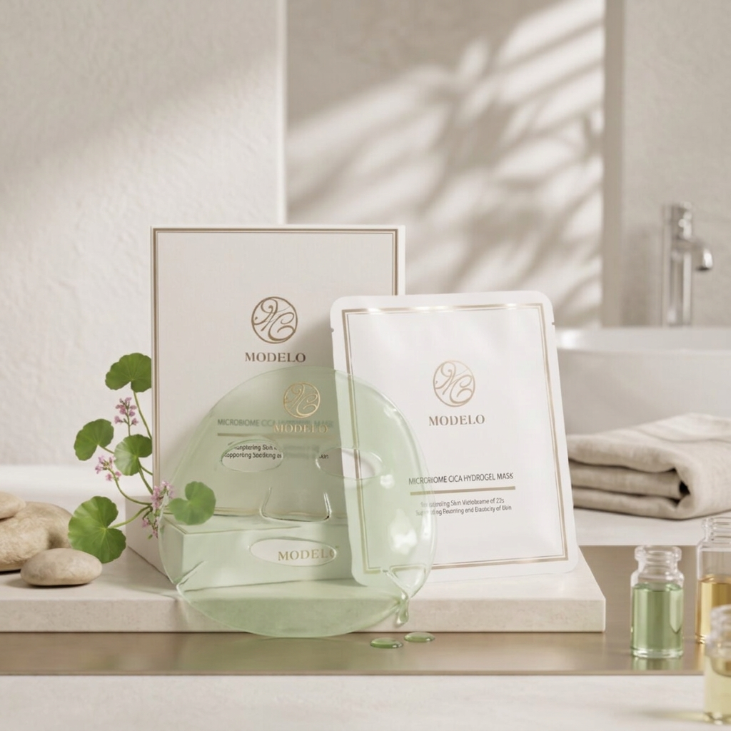 MODELO - Microbiome Cca Hydrogel Mask - Hydratační a zklidňující hydrogelová maska - 32g