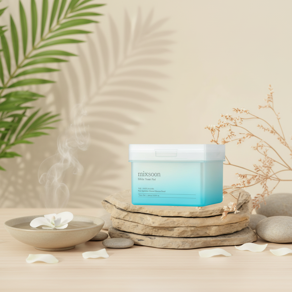MIXSOON - Bifida Toner Pads - Intenzivně hydratační tamponky pro obnovu kožní bariéry - 120 ks/ 280 ml