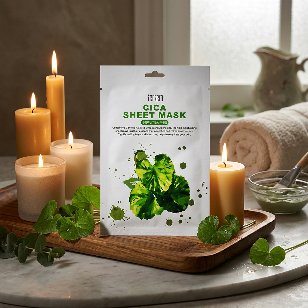 TENZERO - Cica Sheet Mask - Plátýnková maska Cica - 25 ml
