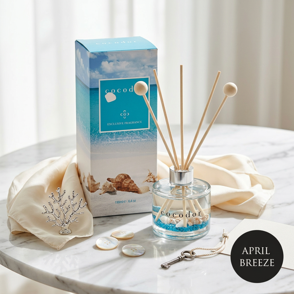 COCODOR - Aqua Diffuser April Breeze - Difuzér s vůní dubnového vánku - 190 ml