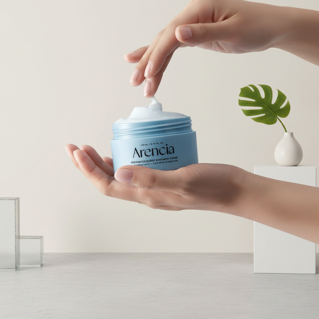 ARENCIA - Deep Water Surge Soothing Cream - Zklidňující, hydratační krém - 80 ml