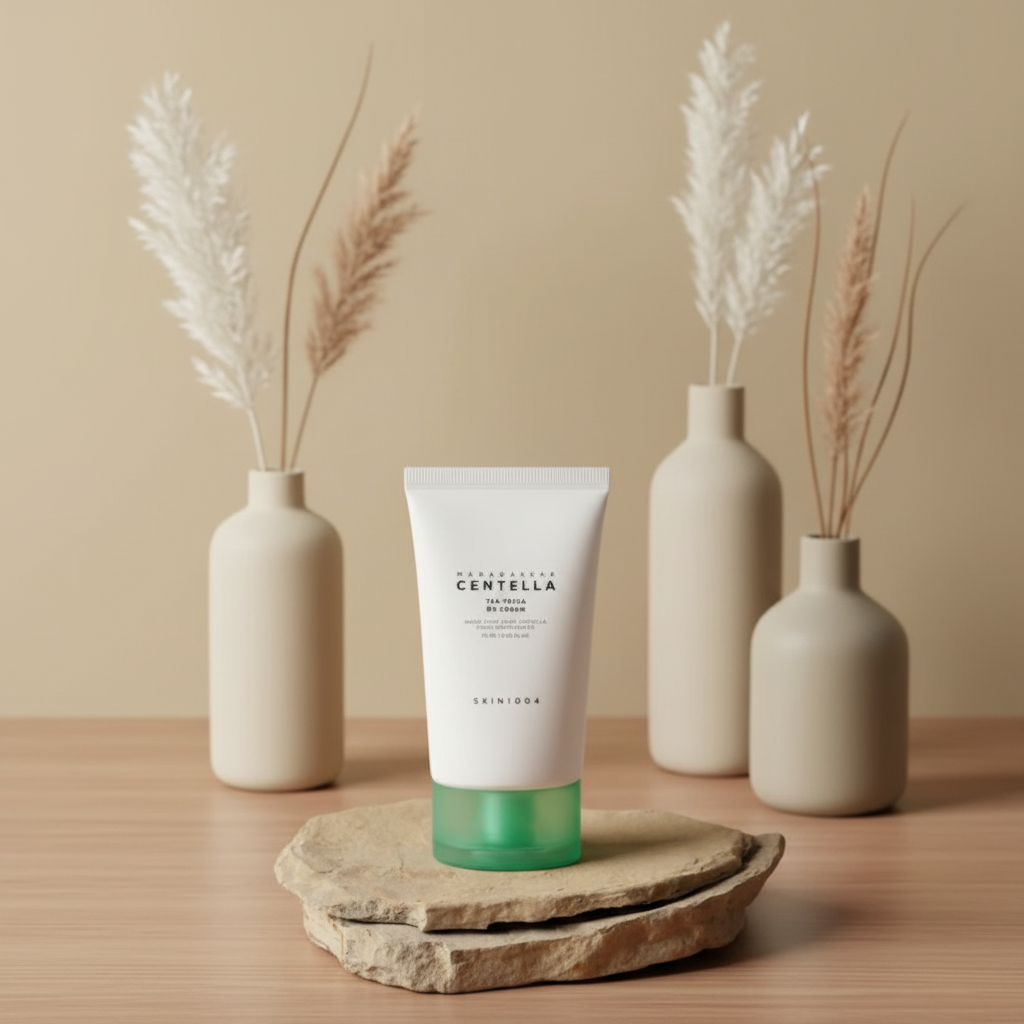 SKIN1004 - Madagascar Centella Tea Trica BB Cream - Zklidňující krém pro problematickou a mastnou pleť - 75 ml