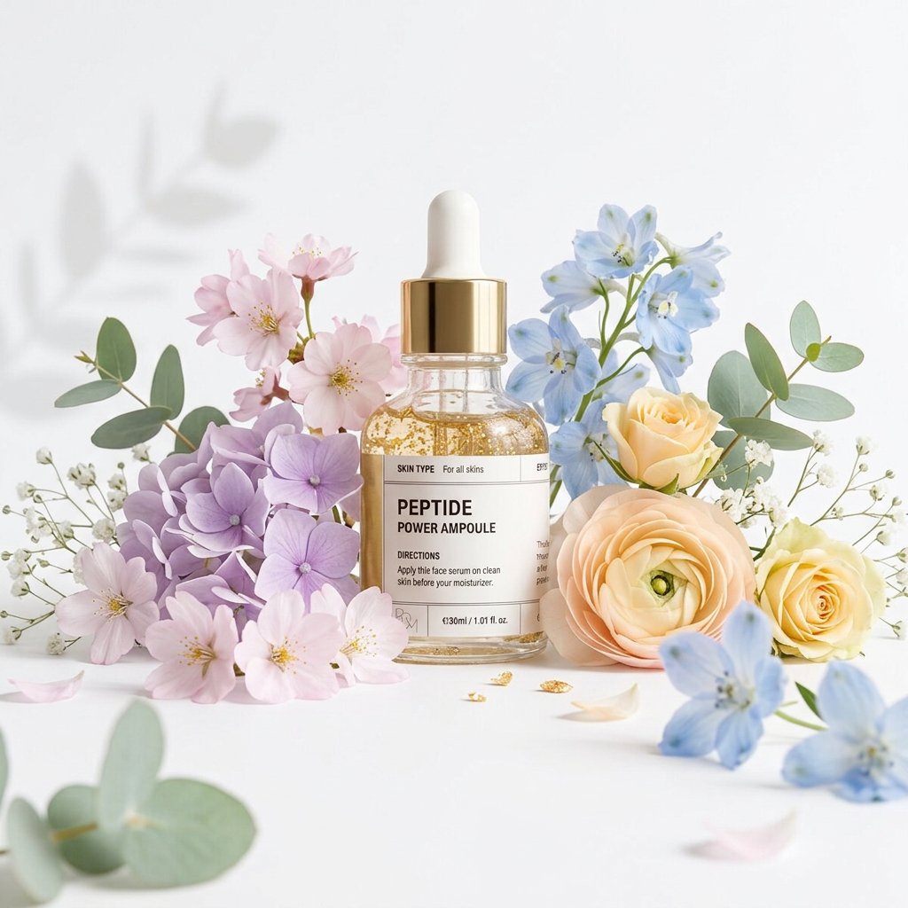 B.O.M. - Peptide Power Ampoule - Protivrásková peptidová ampoule s 24K zlatem - 30 ml