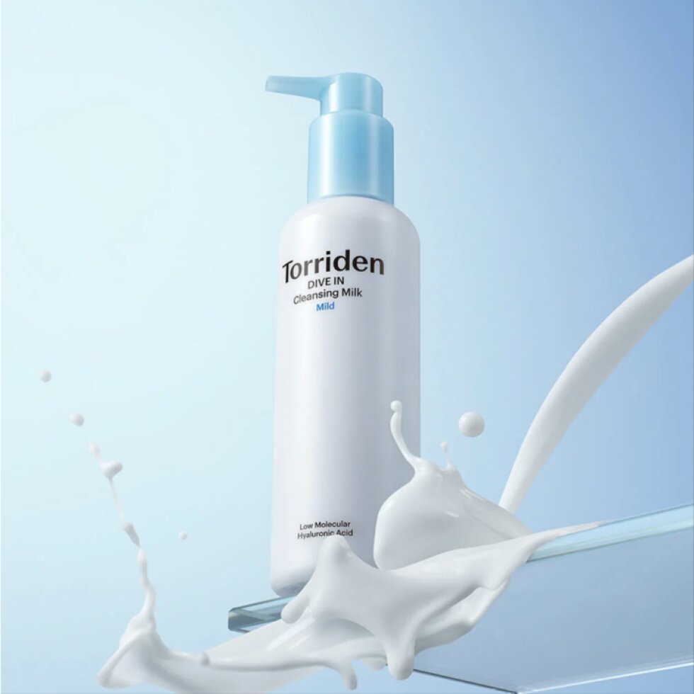 Torriden - DIVE-IN Cleansing Milk - Hydratační čisticí mléko s kyselinou hyaluronovou - 200 ml