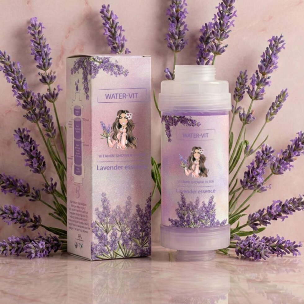 KOREJSKÁ KRÁSA - Vitamin Shower Filter - Vitaminový filtr do sprchy - LEVANDER - 1ks