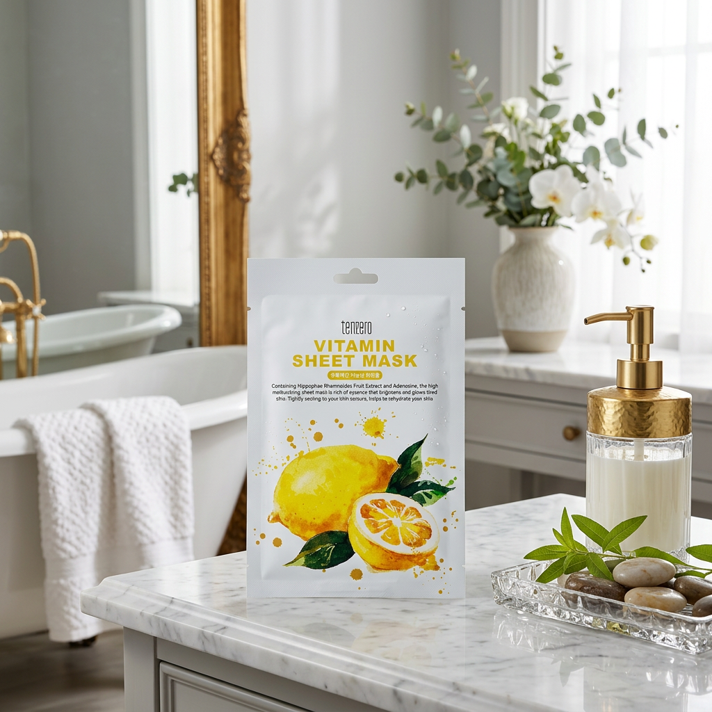 TENZERO - Vitamin Sheet Mask - Plátýnková vitamínová maska - 25 ml