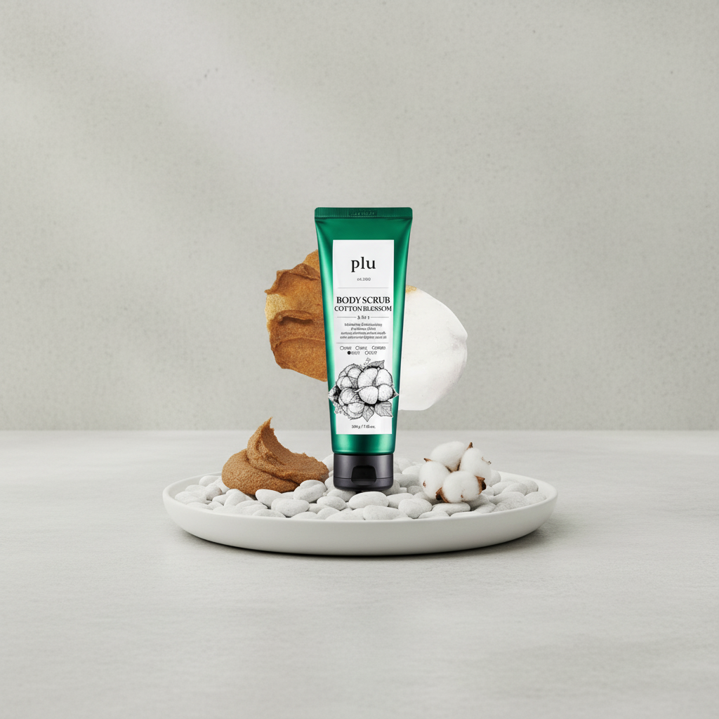 PLU - Body Scrub Cotton Blossom - Tělový peeling Cotton Blossom - 200 g