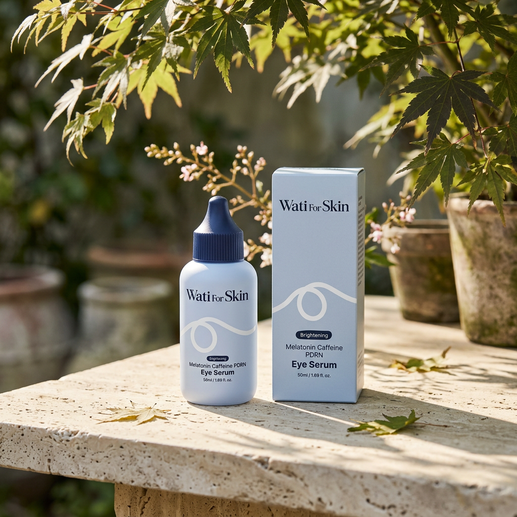 WATI FOR SKIN - Melatonin Caffeine PDRN Eye Serum - Oční sérum zaměřené na redukci otoků, tmavých kruhů a prvních známek stárnutí - 50 ml