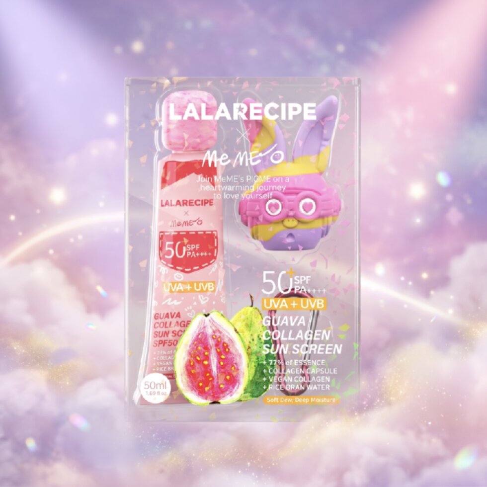 LALARECIPE - Guava Collagen Sunscreen – Kolagenový opalovací krém s guavou - 50 ml