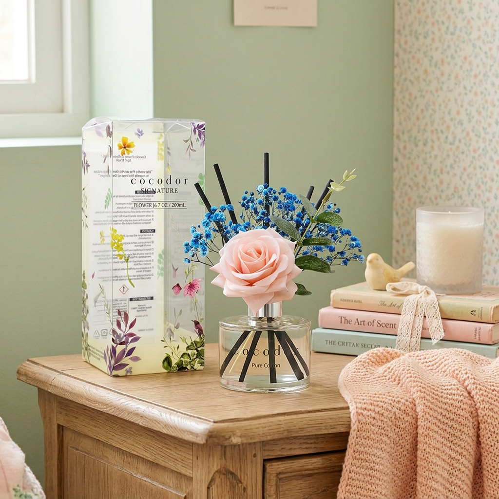 COCODOR - Rose Diffuser Pure Cotton - Difuzér s vůní čisté bavlny - 200 ml