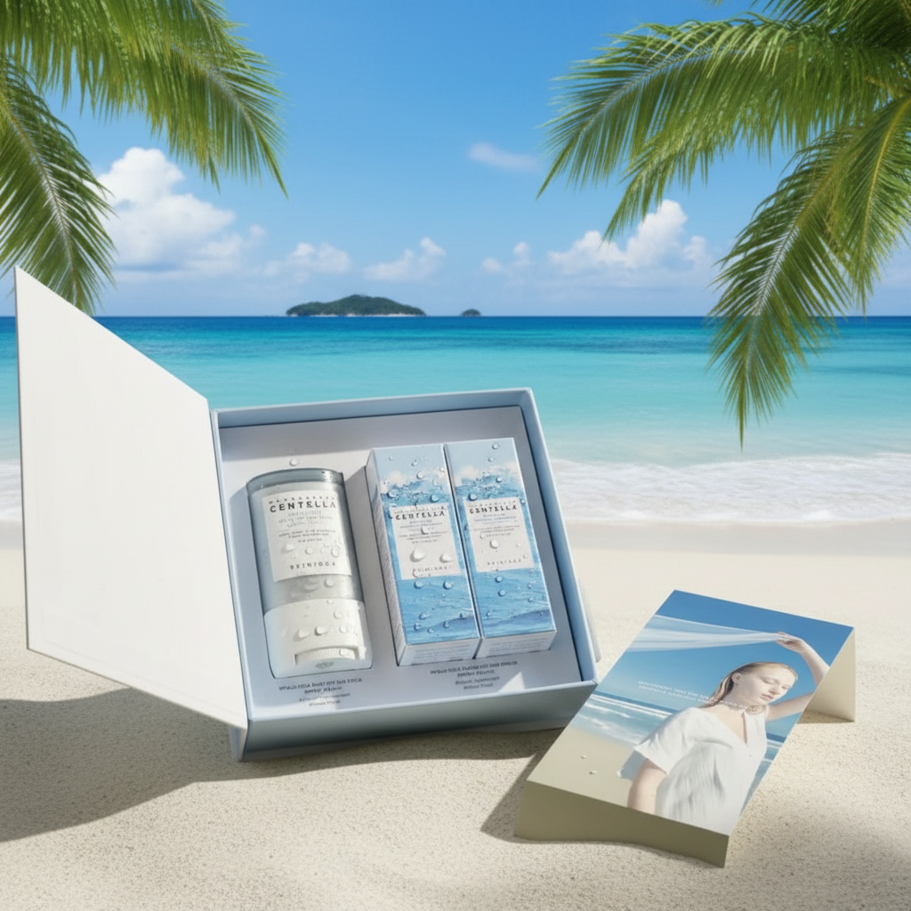 SKIN1004 - Madagascar Centella Hyalu-Cica Sensational Kit - Sada oblíbených produktů na opalování - 20 g/ 2x15 ml