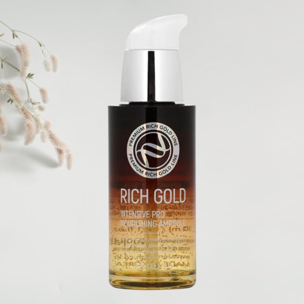 ENOUGH - Rich Gold Intensive Pro Nourishing Ampoule - Intenzivní vyživující ampule s propolisem a 24K zlatem - 30 ml