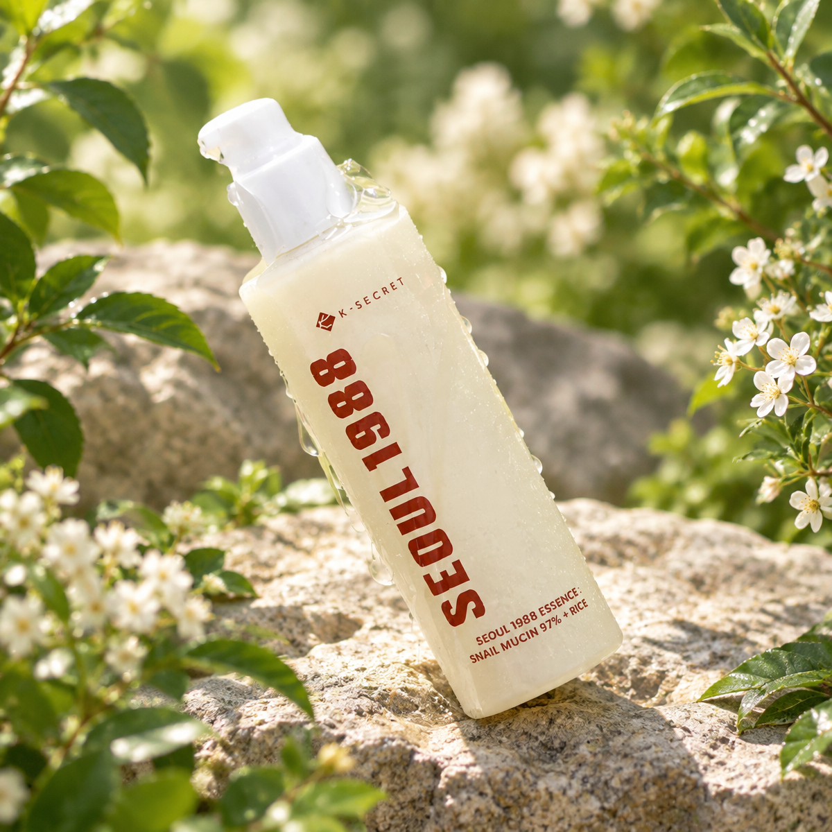 KSECRET - SEOUL 1988 Essence : Snail Mucin 97% + Rice - SEOUL 1988 Esence: šnečí mucin 97 % + rýže - 60 ml