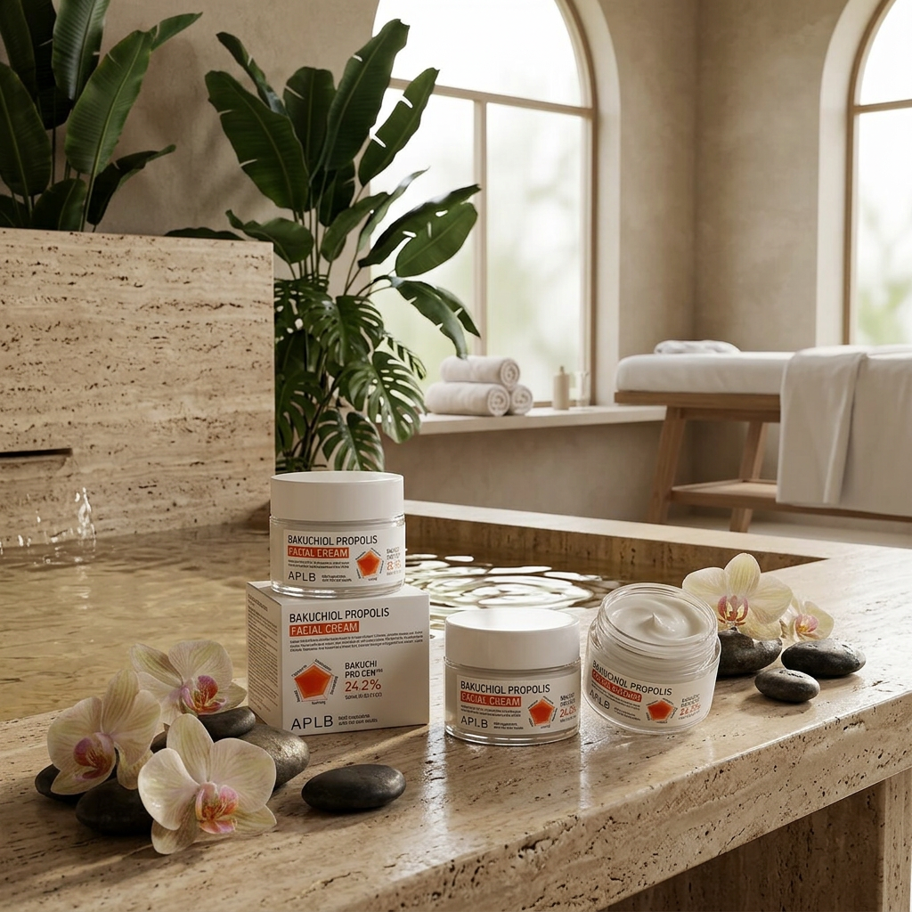APLB - Bakuchiol Propolis Facial Cream - Zpevňující krém s bakuchiolem a propolisem - 55 ml