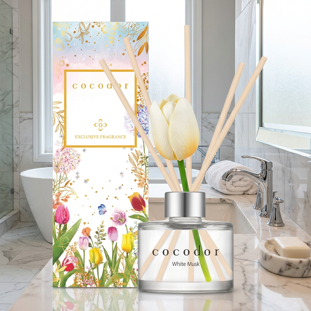 COCODOR - Tulip Diffuser White Musk - Difuzér s vůní white musk - 120 ml