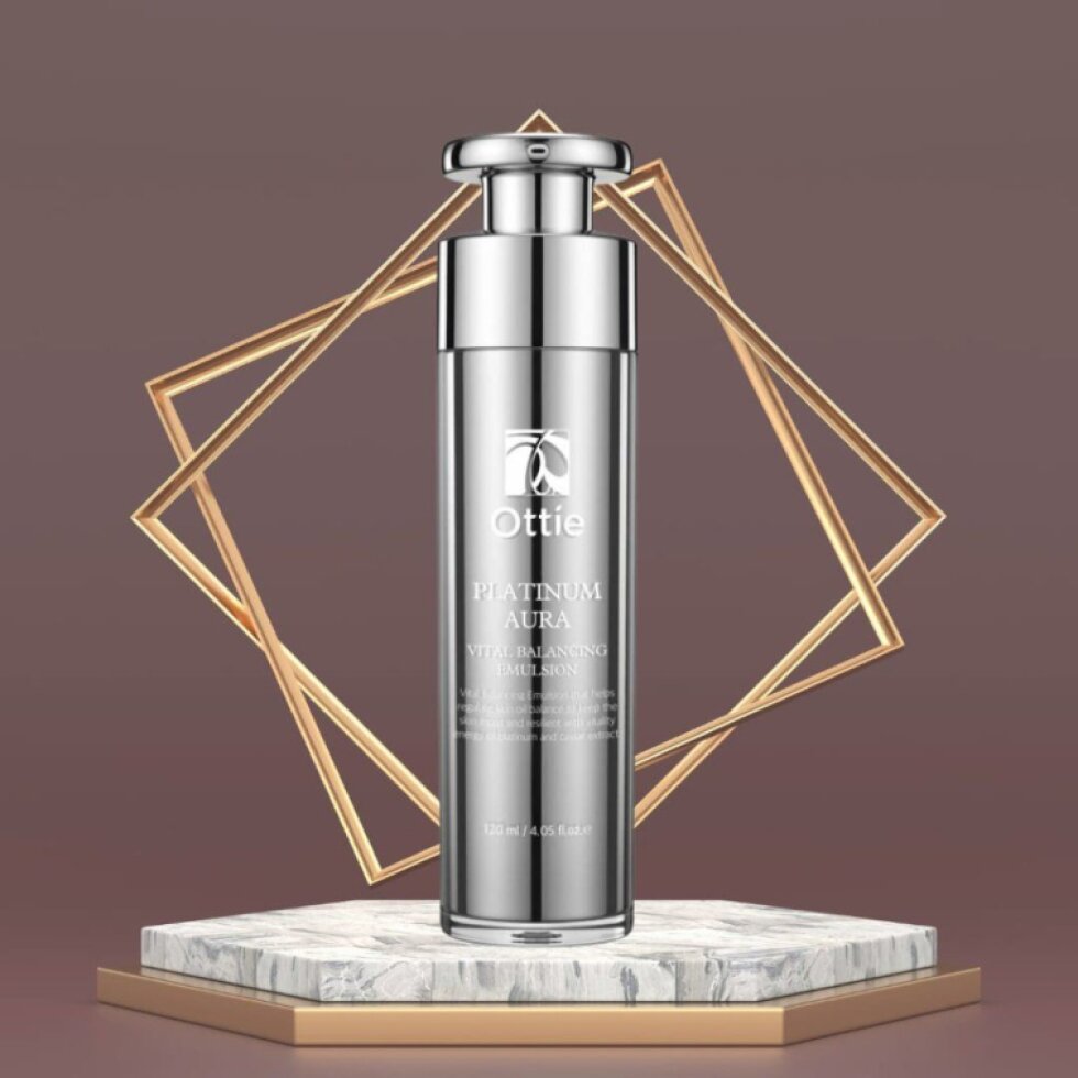Ottie - Platinum Aura Vital Balancing Emulsion - Platinová emulze pro omlazení pleti - 120 ml