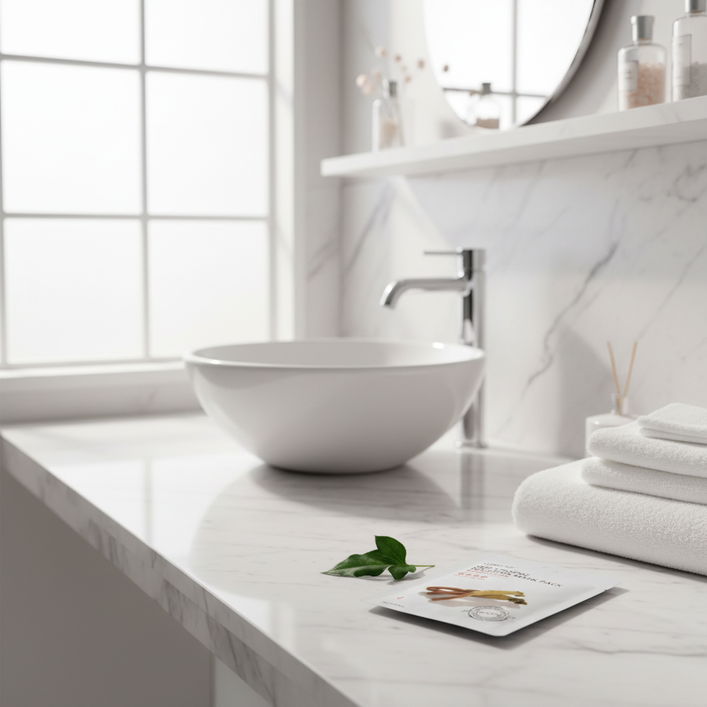 LEBELAGE - Red Ginseng Solution Mask Pack - Intenzivně vyživující plátýnková maska s ženšenem - 25 g