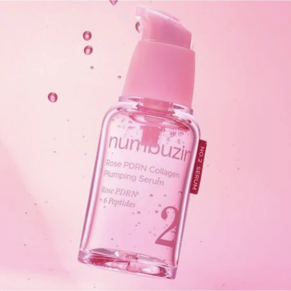 Numbuzin - No. 2 Rose PDRN Collagen Plumping Serum - Vyplňující kolagenové sérum s růží - 30 ml