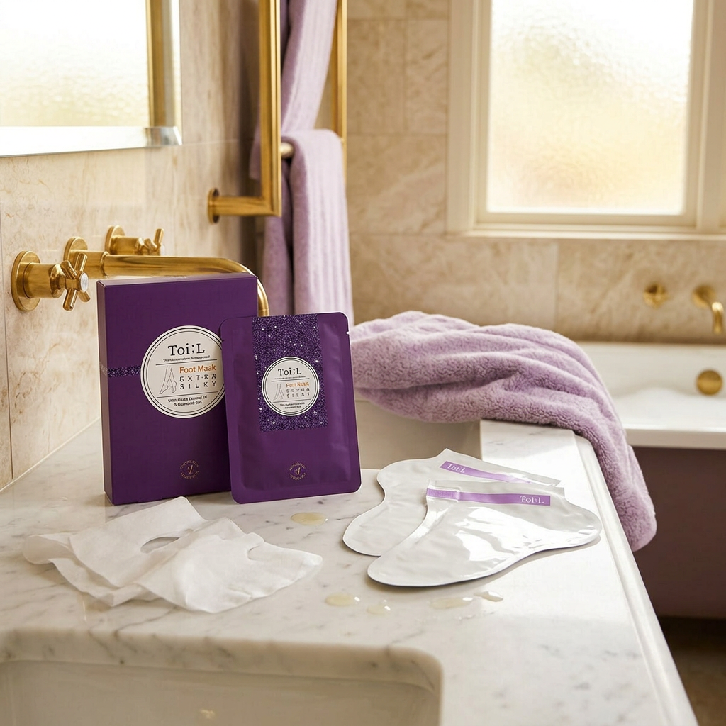 TOI:L - Extra Silky Foot Mask - Extra hedvábná maska na nohy - 1ks