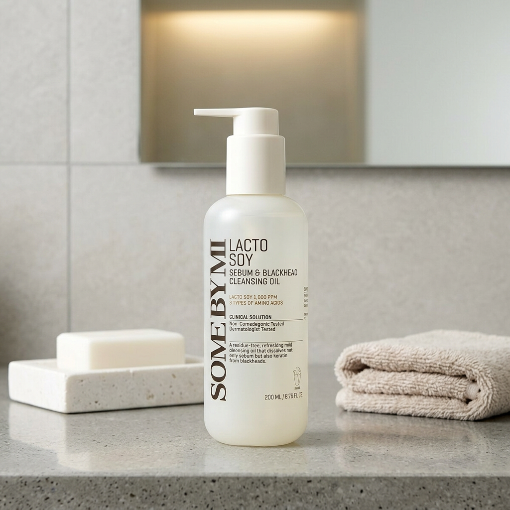 SOME BY MI - Lactosoy Sebum & Blackhead Cleaning Oil - Jemný odličovací olej - 200 ml