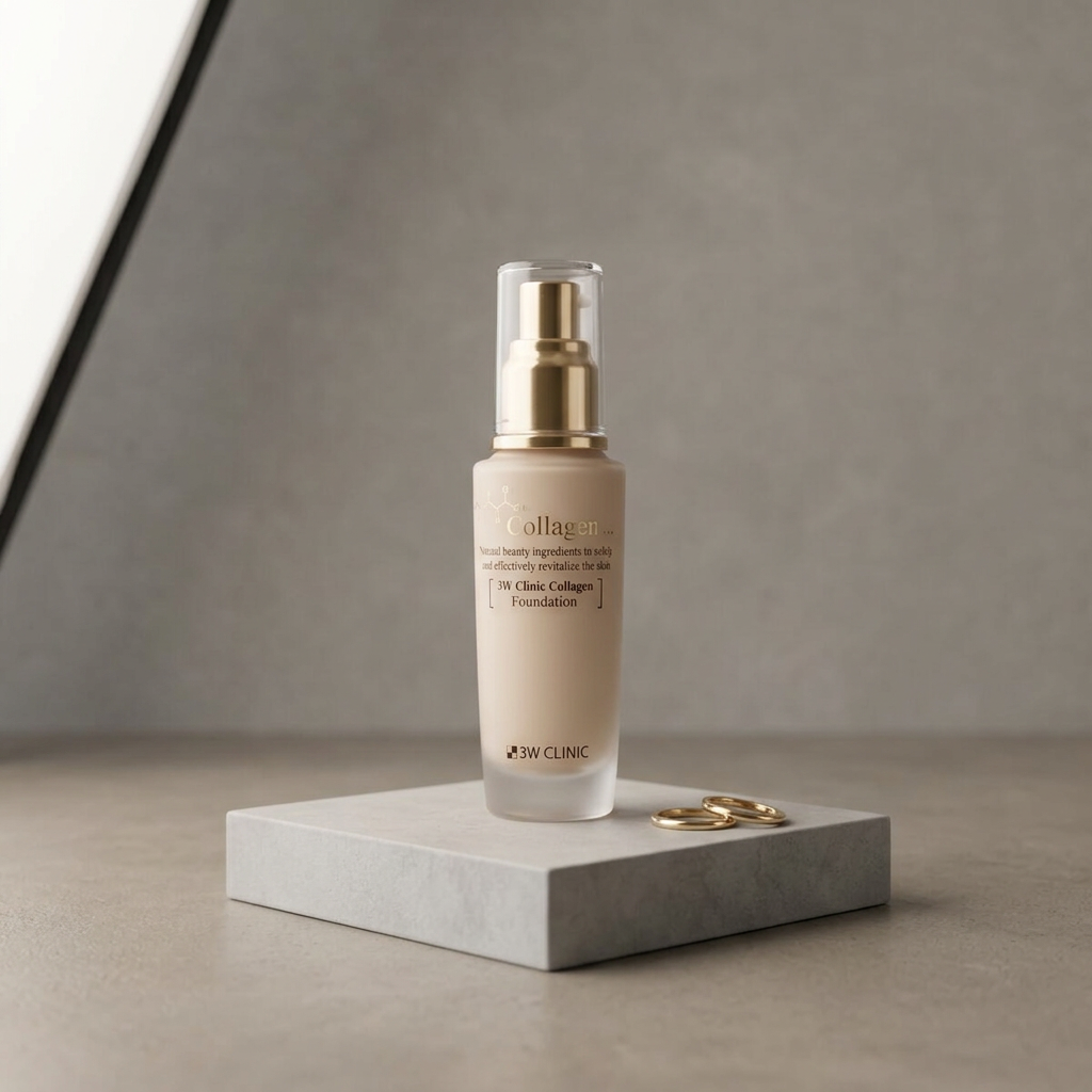 3W CLINIC - Collagen Foundation #21 - Makeup s kolagenem odstín #21 - 50 ml
