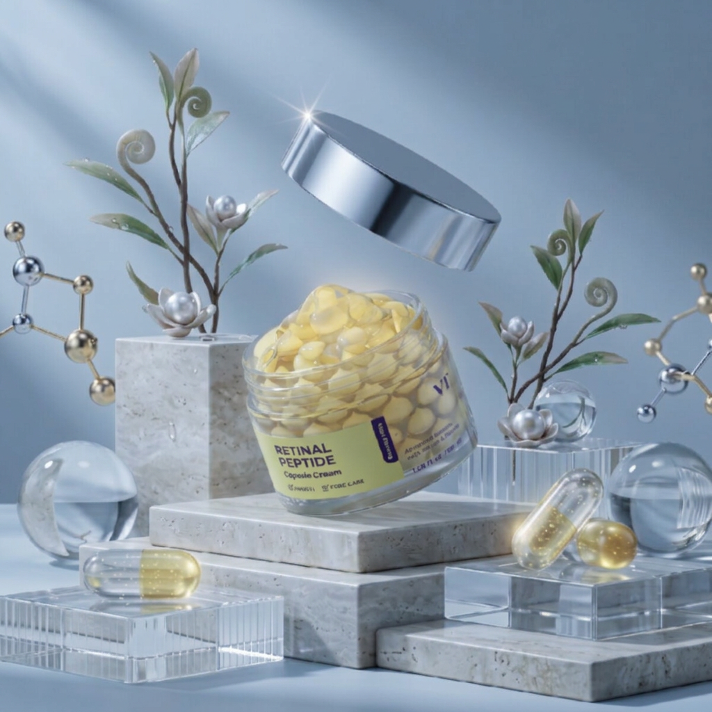 VT - Retinal Peptide Capsule Cream - Omlazující krém s retinalem, peptidy a kapslemi - 50 ml