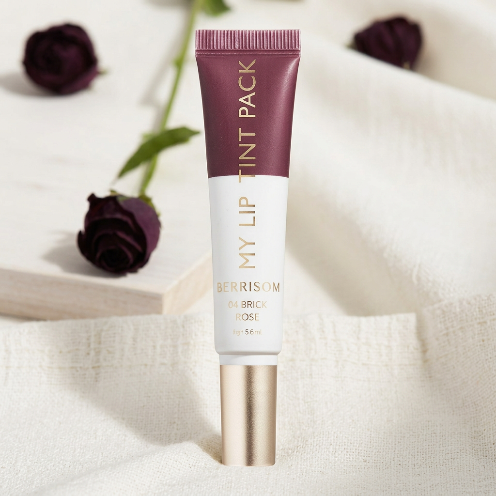 BERRISOM - My Lip Tint Pack 04 Brick Rose - Zabarvený, slupovací tint na rty - 15 g