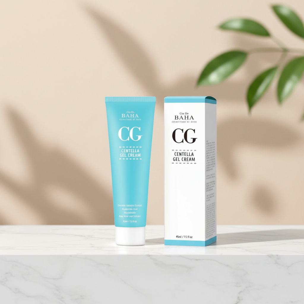 COS DE BAHA - Centella Gel Cream - Gelový krém s pupečníkem asijským - 45 ml