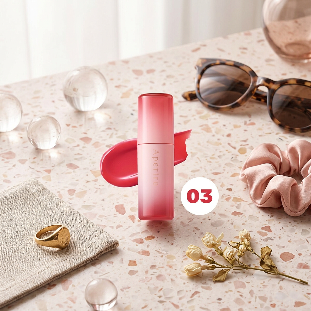 APERIRE - Breeze Dewy Tint 03 Berry More - Lehký tónující tint 03 Berry More - 4,5 g