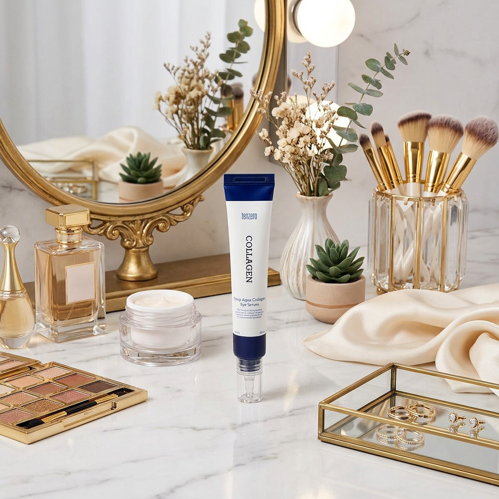 TENZERO - Deep Aqua Collagen Eye Serum 2X - Hloubkově hydratační kolagenové oční sérum - 30 ml