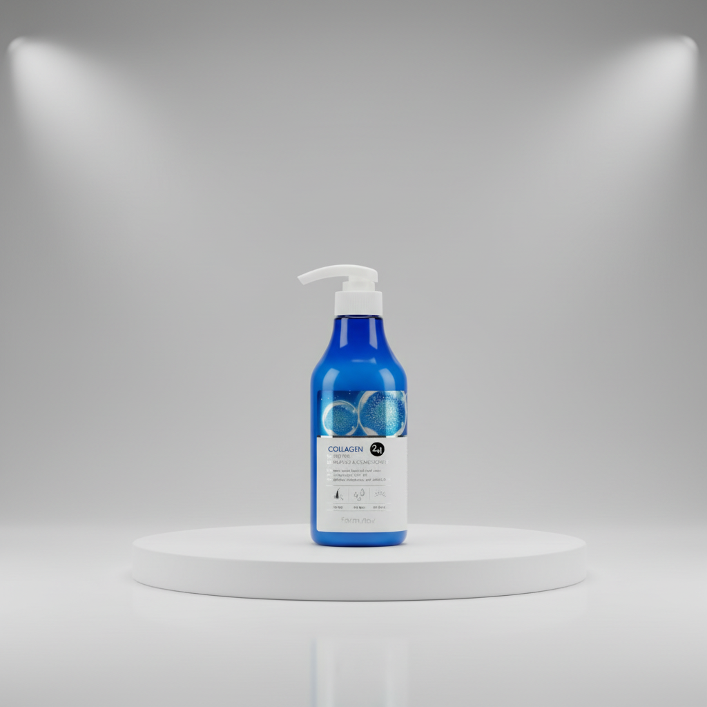 Farm Stay - Collagen Water Full Shampoo & Conditioner - Hydratační šampon a kondicionér s kolagenem - 530 ml