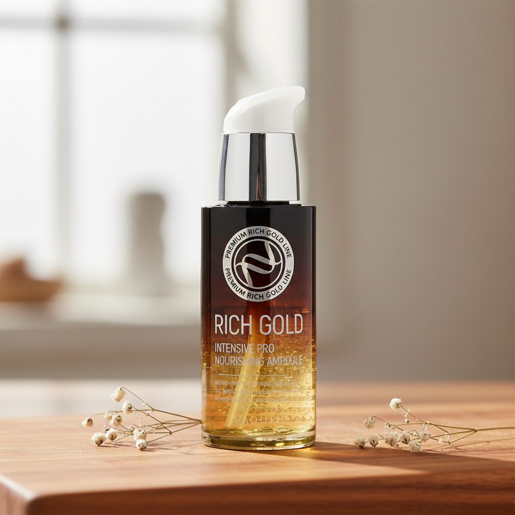 ENOUGH - Rich Gold Intensive Pro Nourishing Ampoule - Intenzivní vyživující ampule s propolisem a 24K zlatem - 30 ml