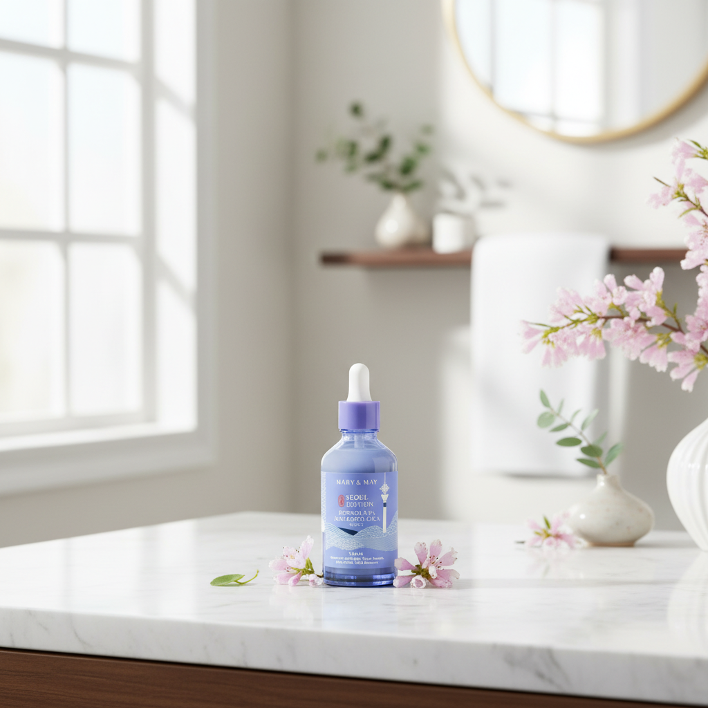 Mary & May - Retinol 0.1% Bakuchiol Cica Serum Seoul Edition - Sérum s retinolem 0,1 %, bakuchiolem a centellou - 80 ml
