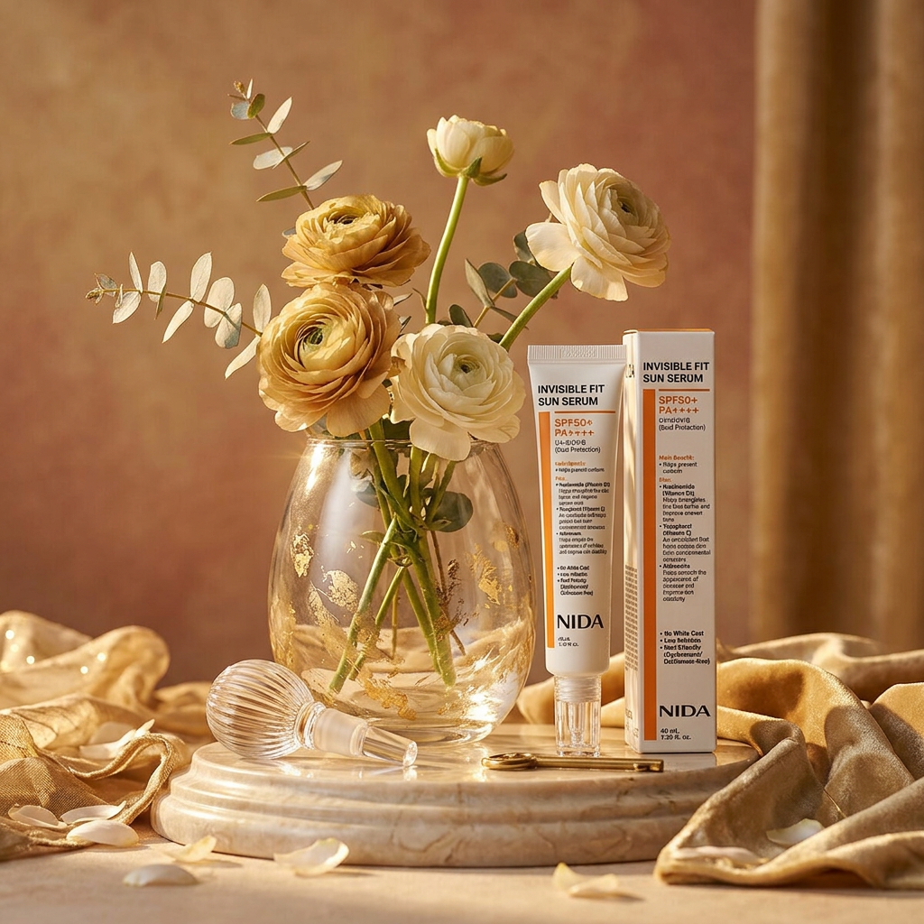 NIDA - Invisible Fit Sun Serum - Neviditelné opalovací sérum - 40 ml