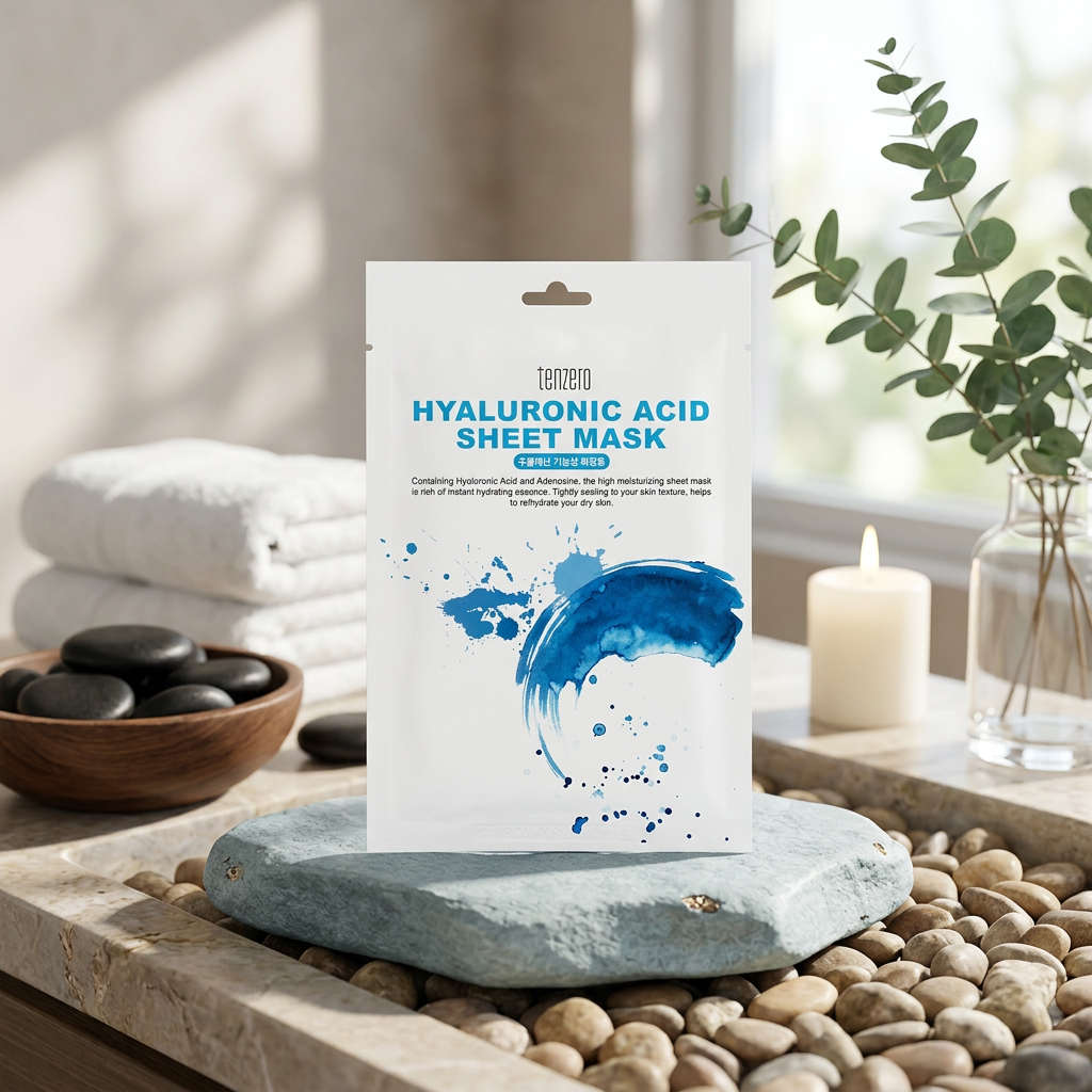 TENZERO - Hyaluronic Acid Sheet Mask - Plátýnková maska s kyselinou hyaluronovou - 25 ml