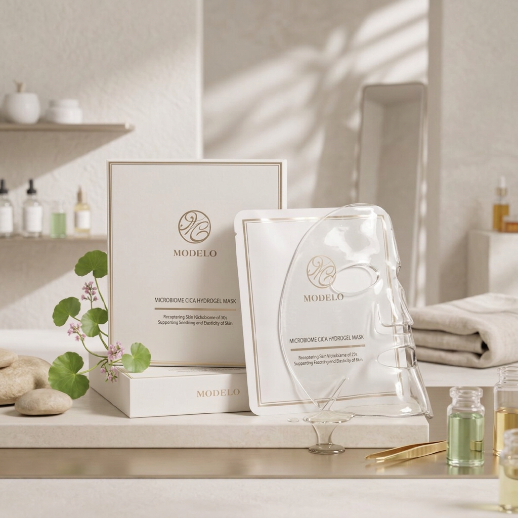 MODELO - Microbiome Cca Hydrogel Mask - Hydratační a zklidňující hydrogelová maska - 32g