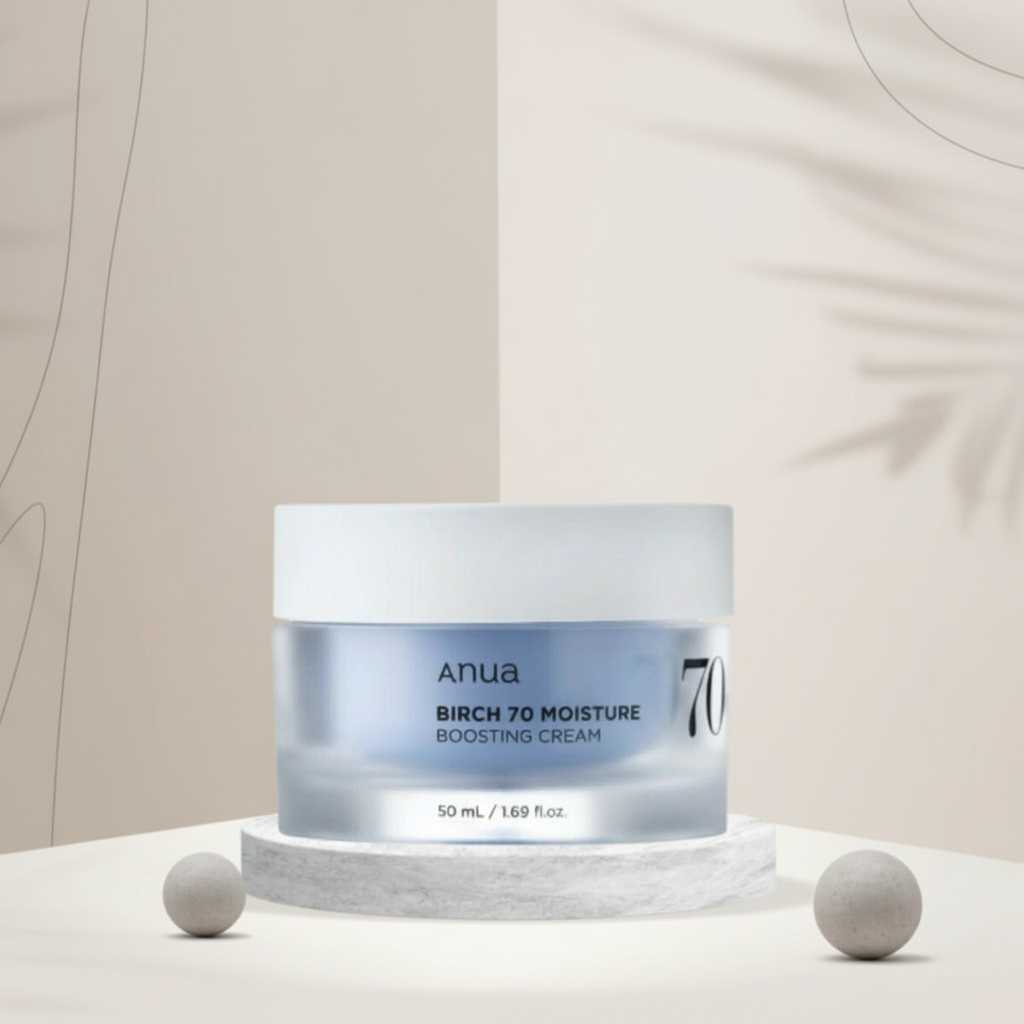 ANUA - Birch 70 Moisture Boosting Cream - Hydratační krém z březové mízy - 50 ml
