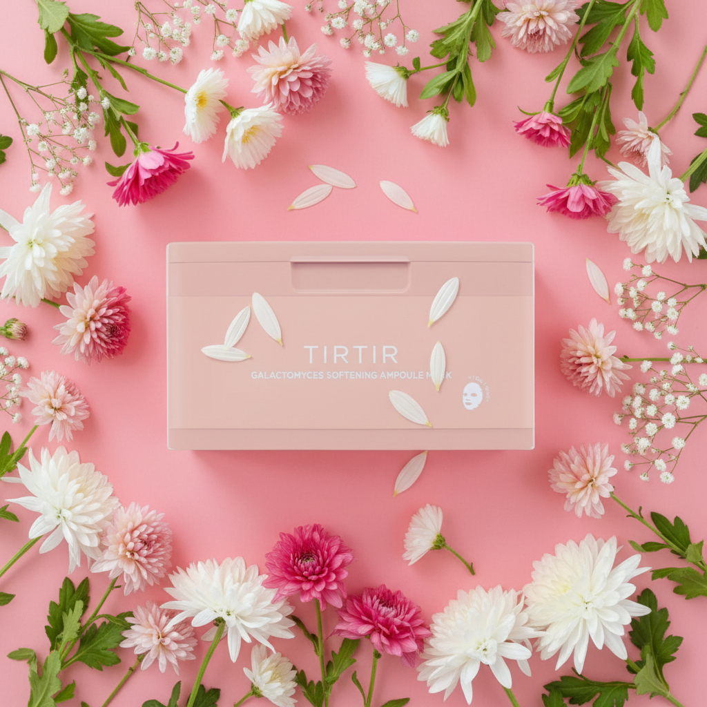 TIRTIR - Ampoule Mask - Pleťová maska s ampulí Dusty Pink - 30 ks