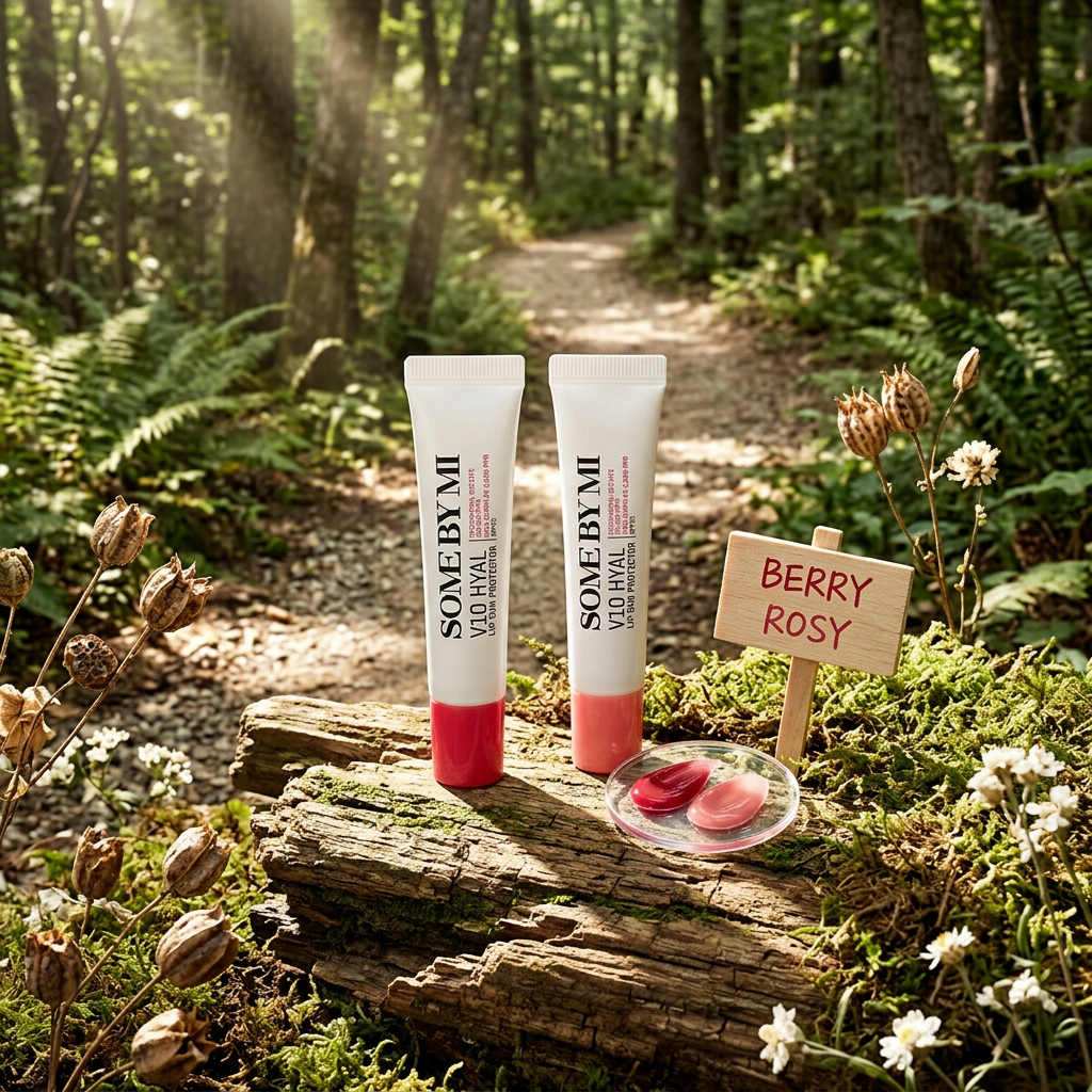 SOME BY MI - V10 HYAL Lip Sunprotection SPF15 - Ochranný balzám na rty s SPF15 odstín BERRY - 7 ml