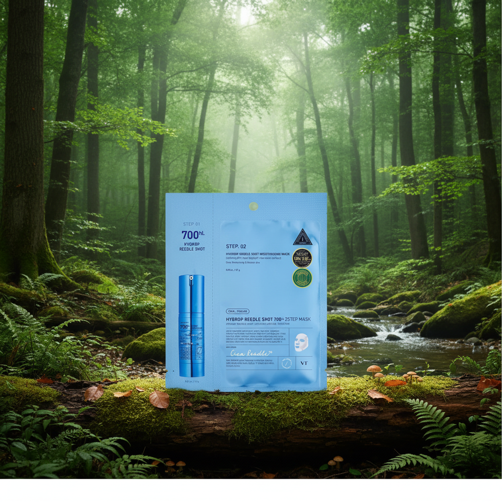 VT - Hydrop Reedle Shot 700hl 2 Step Hydrogel Mask - Hydratační hydrogelová maska - 27 g + 1,5 g