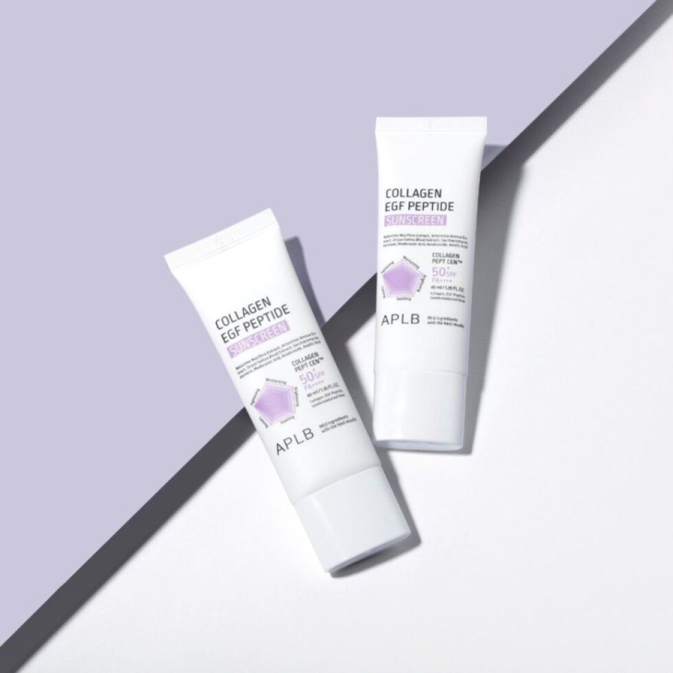 APLB - Collagen EGF Peptide Sunscreen SPF50+ PA++++ - Zpevňující, hydratační SPF s peptidy a kolagenem - 40 ml