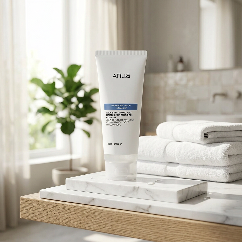 ANUA - 8 Hyaluronic Acid Moisturizing Gentle Gel Cleanser - Jemný čisticí gel s 8 druhy kyseliny hyaluronové - 150 ml
