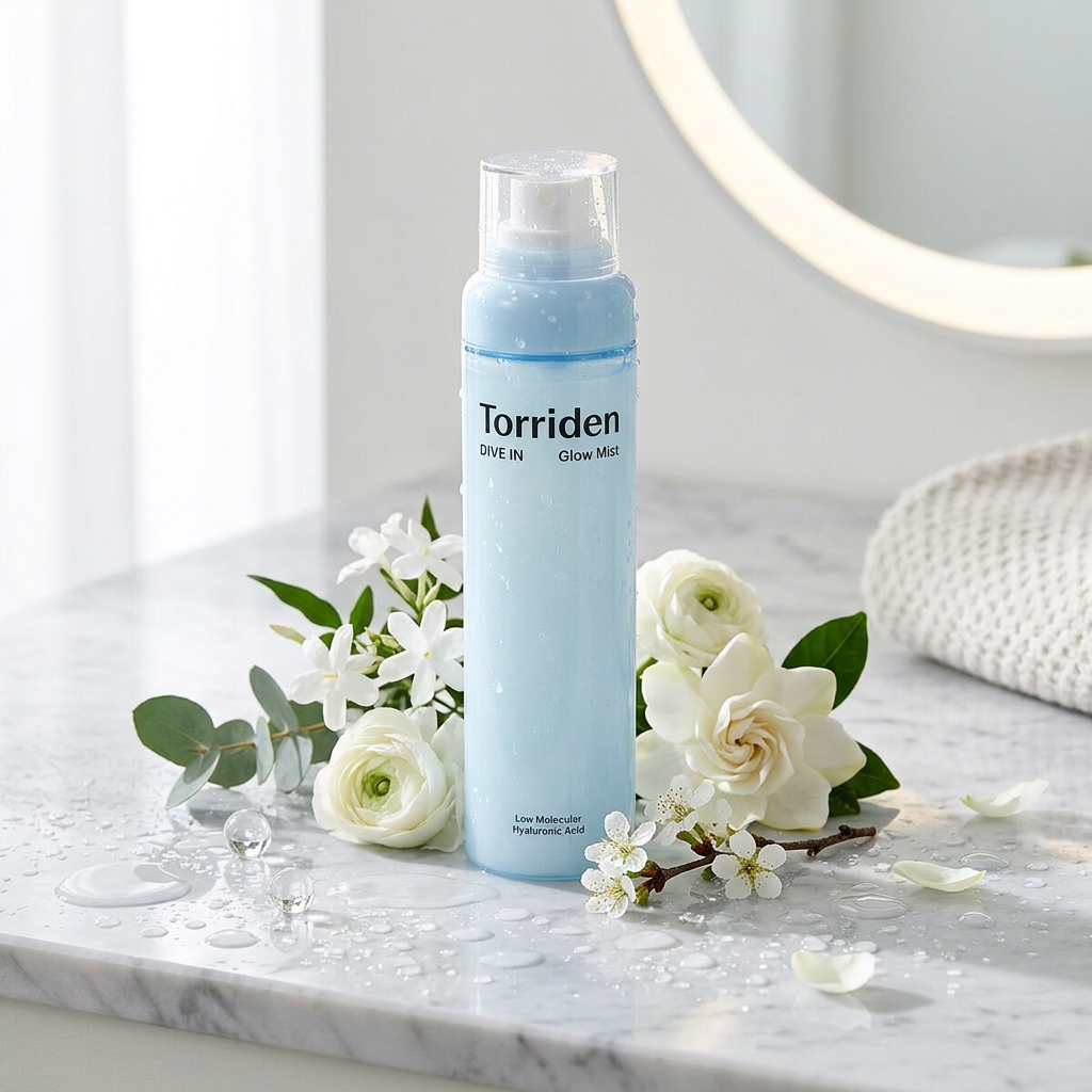 Torriden - DIVE-IN Glow Mist - Hydratační pleťová mlha pro rozjasnění s kyselinou hyaluronovou - 120 ml