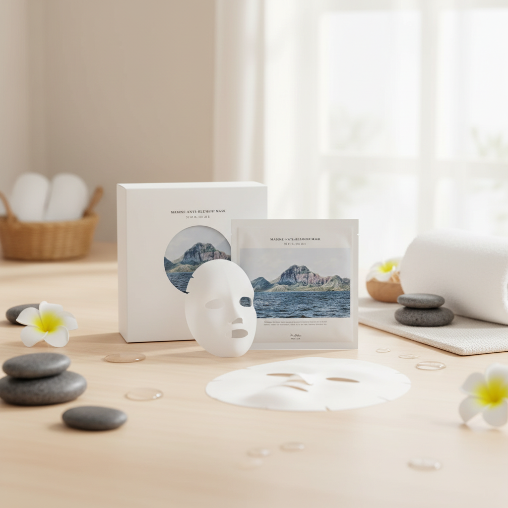 Dr. Althea - Marine Anti-Blemish Mask - Jemná exfoliační plátýnková maska - 27ml