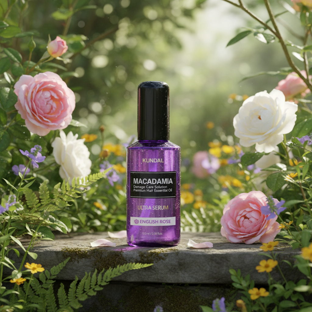 Kundal Hair Serum - Regenerační vlasové sérum s vůní ENGLISH ROSE - 100 ml